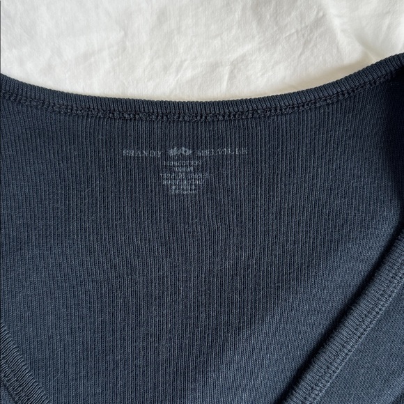 Brandy Melville Navy Paige Top - Picture 4 of 5
